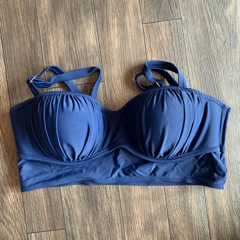 Navy Blue Bikini Top